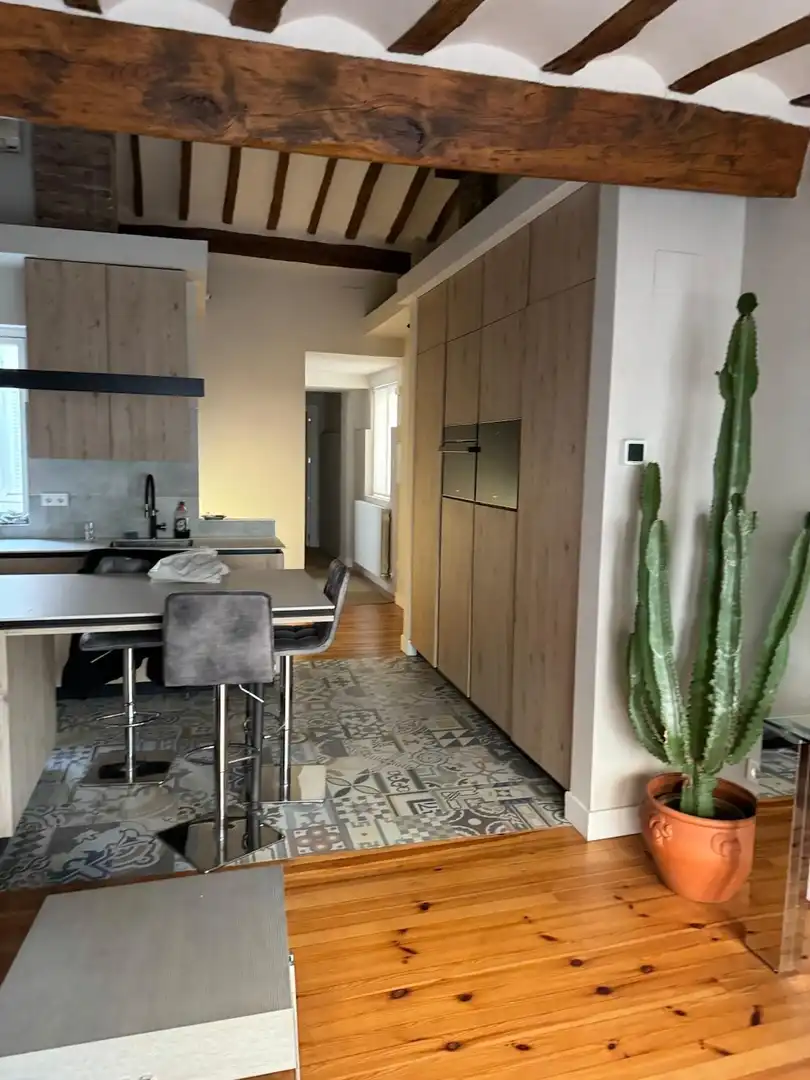 Cuina de Apartament de lloguer en  Logroño amb Aire condicionat, Calefacció i Terrassa
