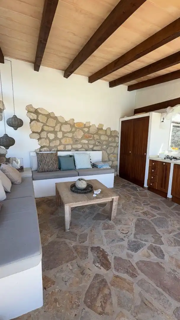 Sala de estar de Casa o chalet en venta en Benitachell / El Poble Nou de Benitatxell con Aire acondicionado, Calefacción y Jardín privado