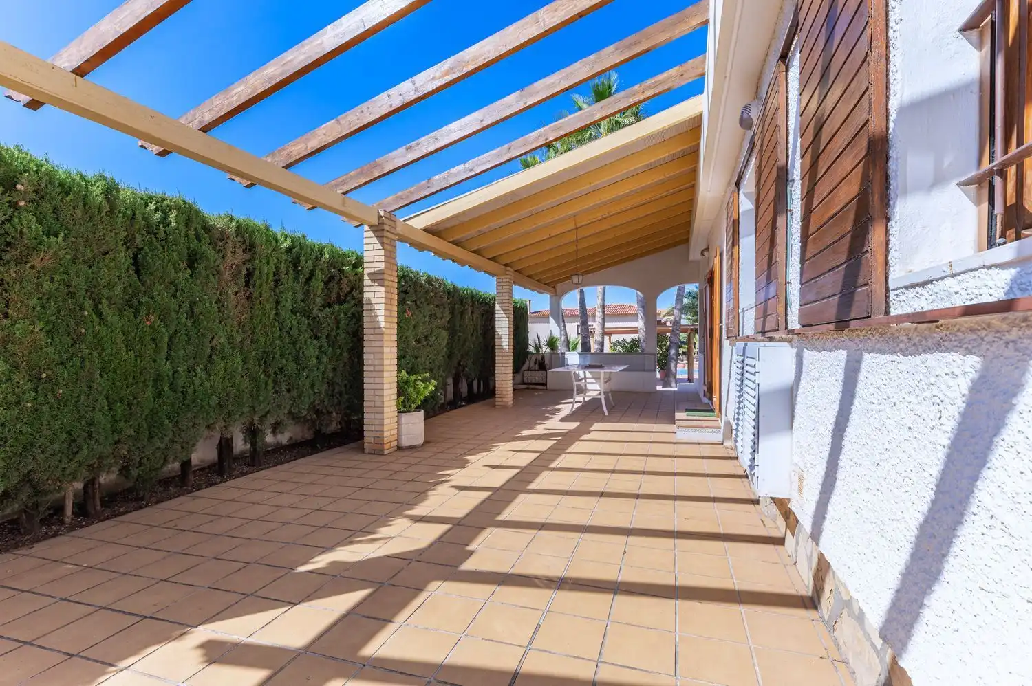 Terraza de Casa o chalet en venta en Villajoyosa / La Vila Joiosa con Jardín privado, Terraza y Piscina comunitaria