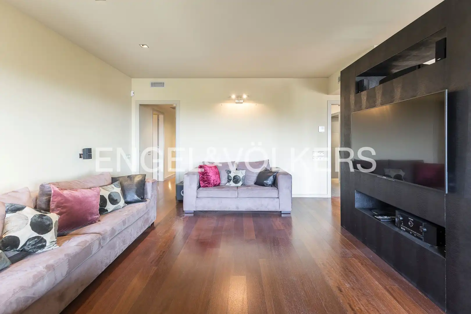Sala de estar de Apartamento de alquiler en Barcelona con Calefacción, Parquet y Terraza