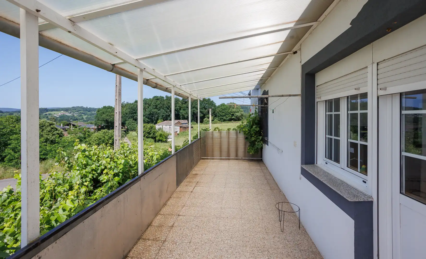 Terraza de Finca rústica en venta en O Incio  con Amueblado