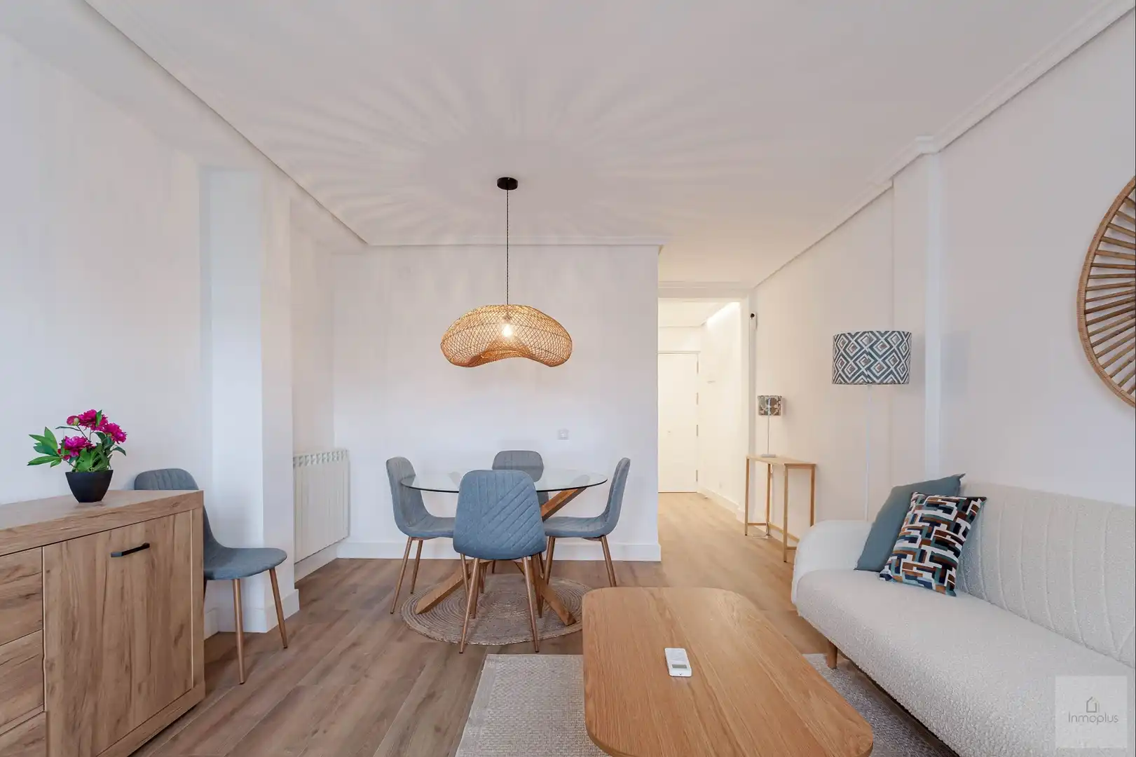 Living room of Flat for sale in Móstoles  with Air Conditioner, Terrace and Furnished