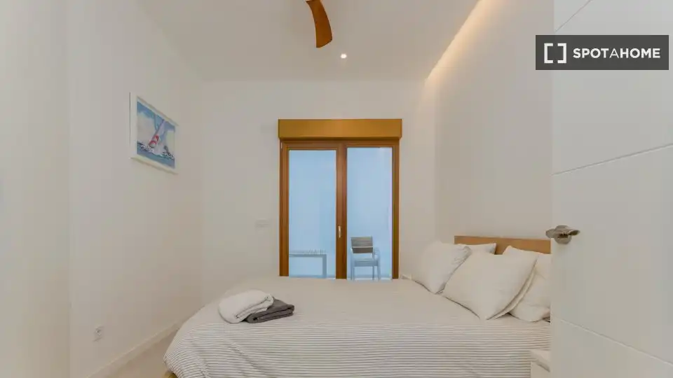 Habitación de Piso de alquiler en Valencia con Aire acondicionado, Calefacción y Amueblado