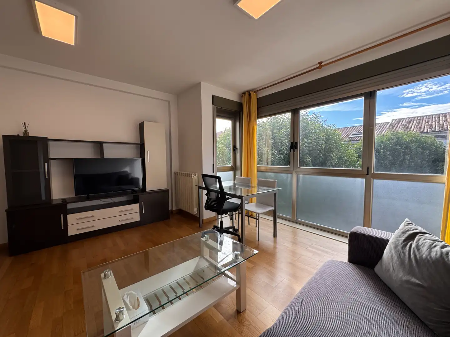Sala de estar de Apartamento de alquiler en Santiago de Compostela  con Calefacción, Trastero y Amueblado