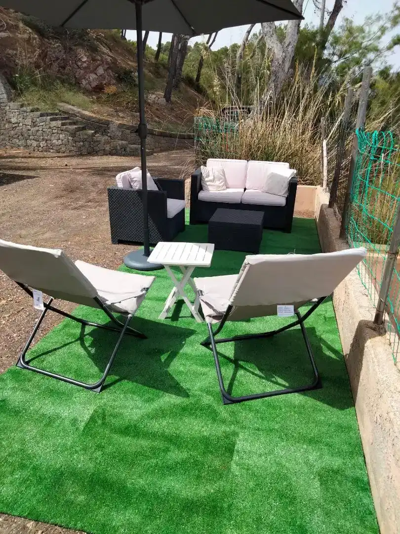 Terrace of Flat for rent in Pollença  with Air Conditioner, Private garden and Furnished