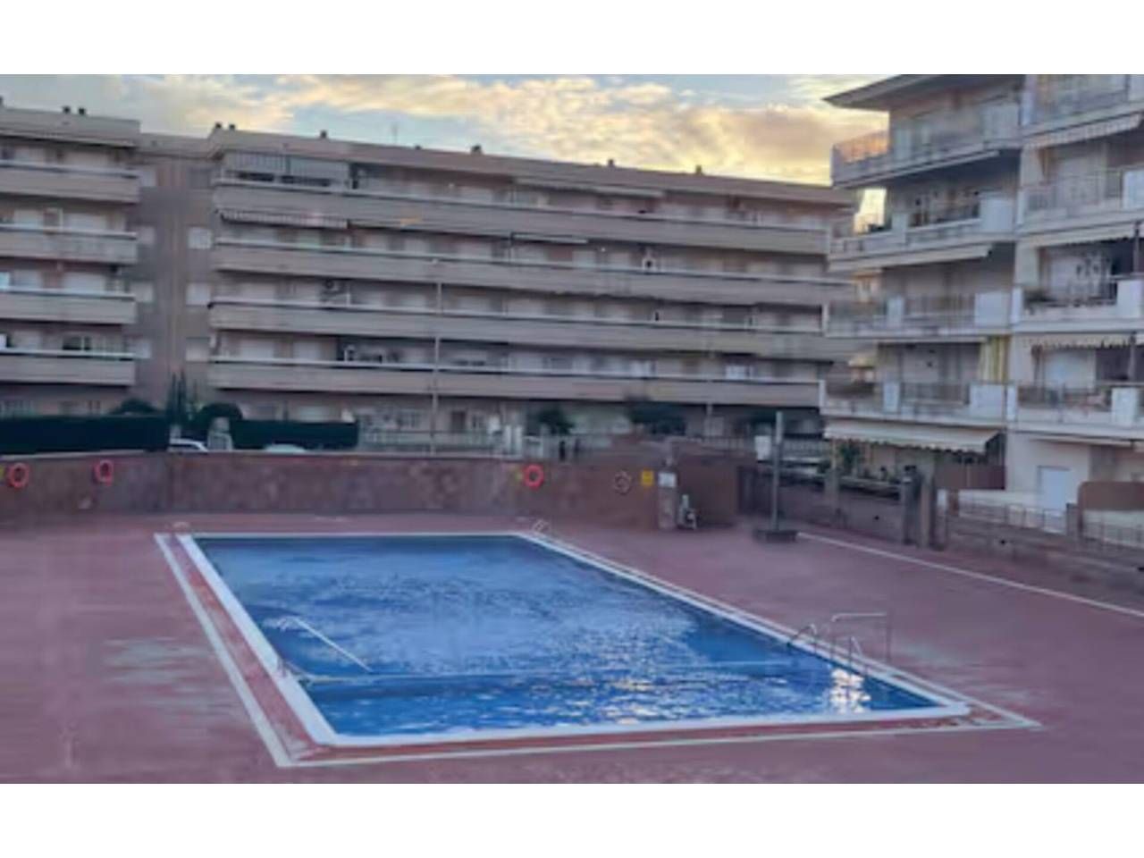 Swimming pool of Flat for sale in Blanes  with Air Conditioner, Heating and Parquet flooring