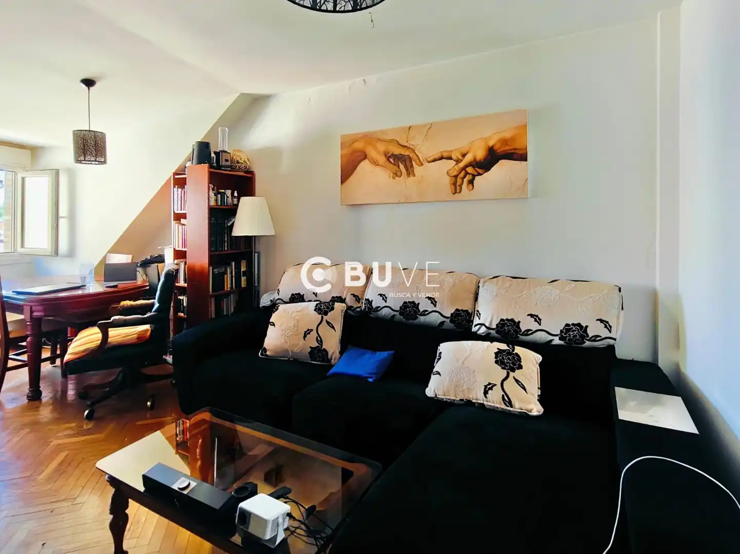 Sala de estar de Piso en venta en Las Rozas de Madrid con Calefacción, Parquet y Horno