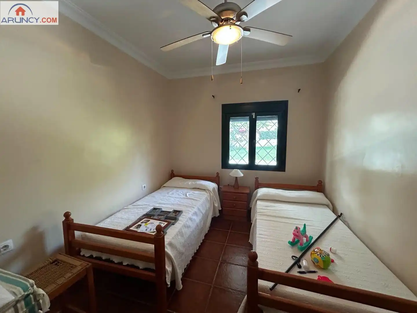 Bedroom of Houses for rent in Alcalá de Guadaira  with Air Conditioner, Private garden and Terrace