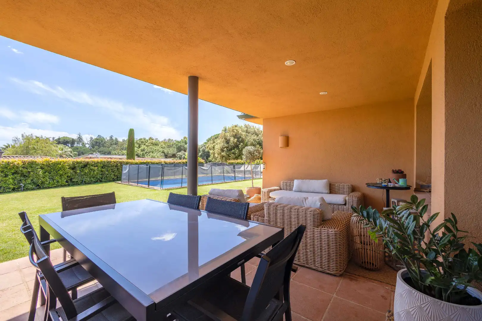 Terrassa de Casa o xalet en venda en Sant Vicenç de Montalt amb Aire condicionat, Calefacció i Jardí privat