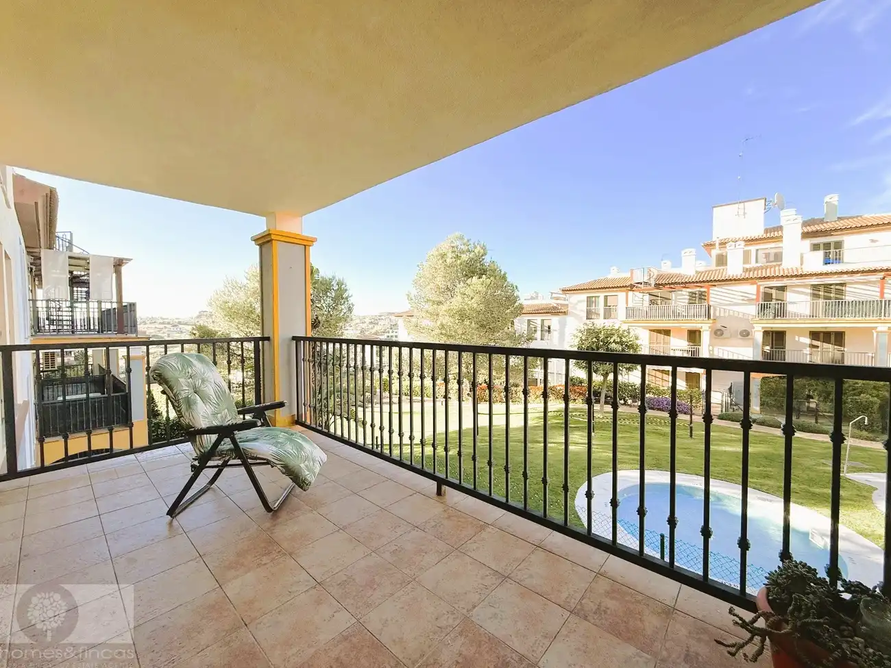 Terrace of Flat for sale in Ayamonte  with Air Conditioner, Furnished and Community pool