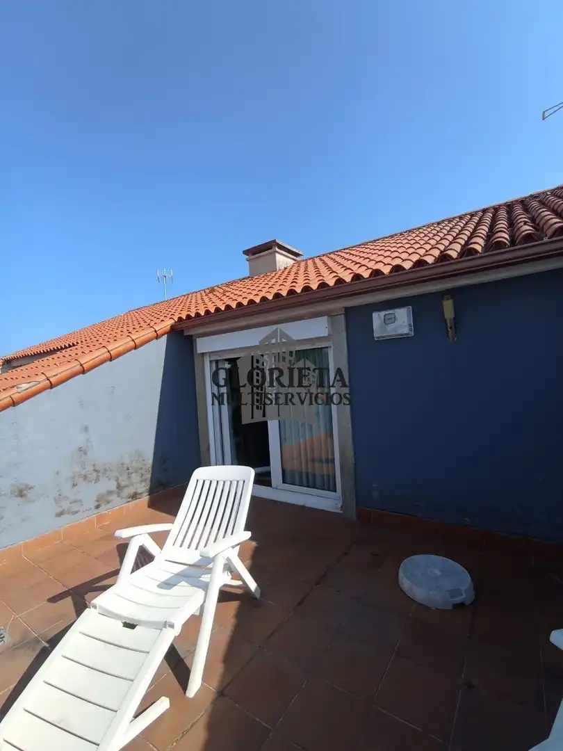 Terraza de Casa adosada en venta en Baiona con Calefacción, Parquet y Terraza