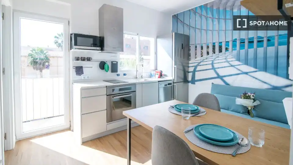 Kitchen of Flat for rent in Poblats Marítims