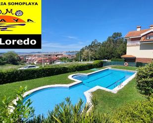 Swimming pool of Flat for sale in Ribamontán al Mar  with Heating, Private garden and Terrace