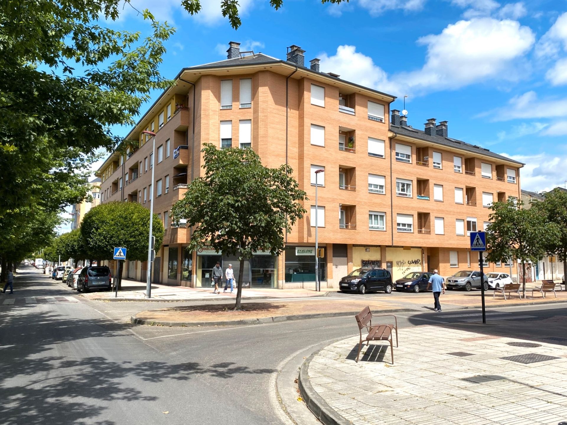 Exterior view of Flat for sale in Ponferrada  with Heating, Storage room and Furnished