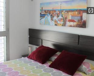Bedroom of Flat to rent in  Barcelona Capital  with Air Conditioner, Heating and Furnished