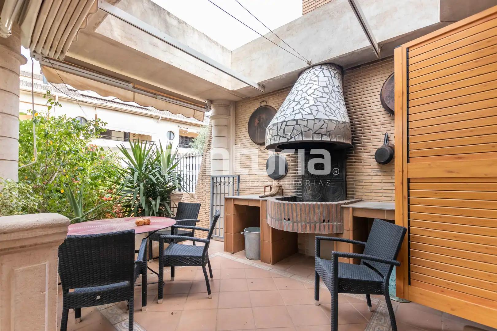 Terraza de Casa o chalet en venta en Picanya con Aire acondicionado, Jardín privado y Parquet