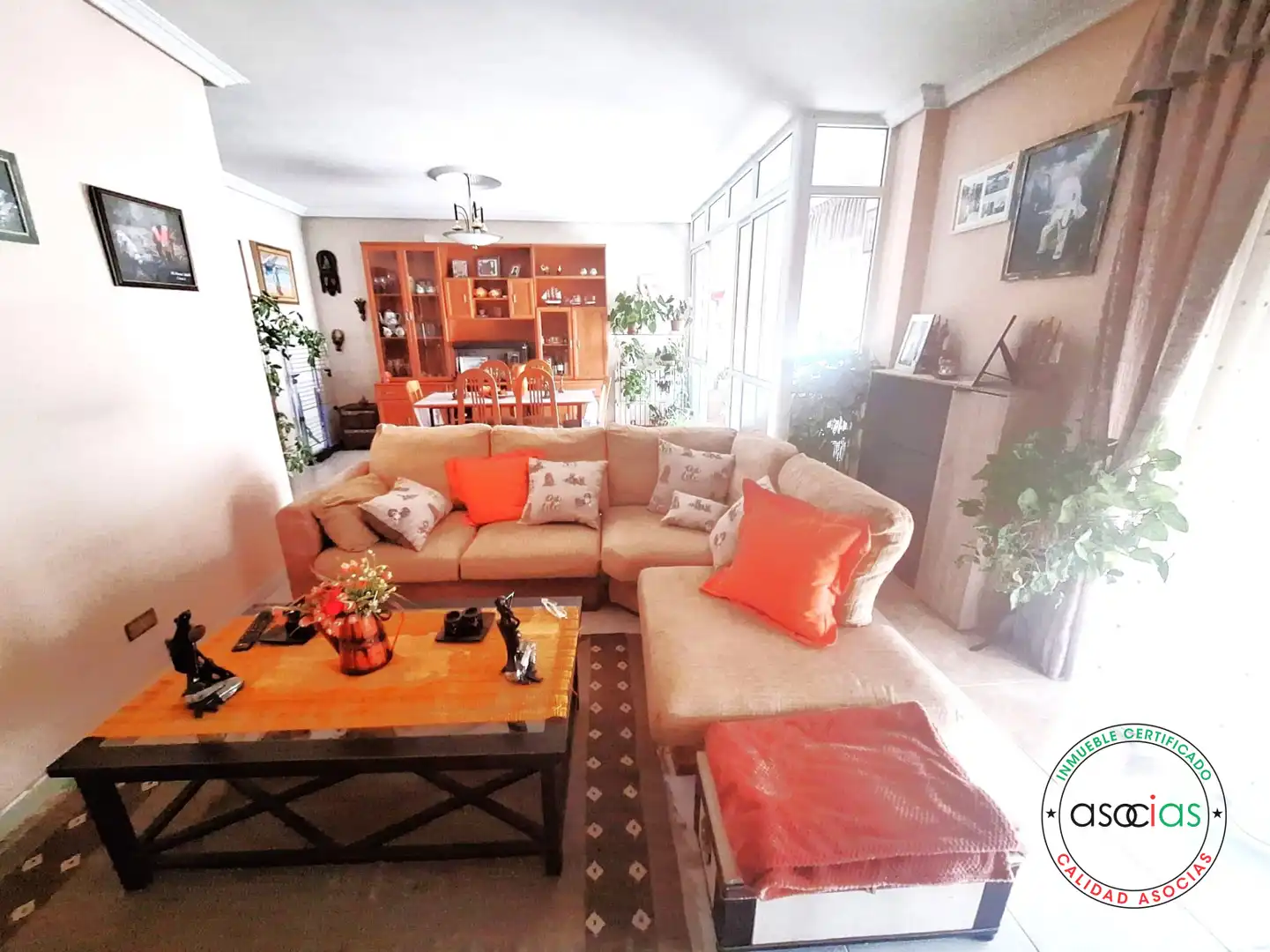 Sala de estar de Piso en venta en Sahagún con Calefacción y Terraza