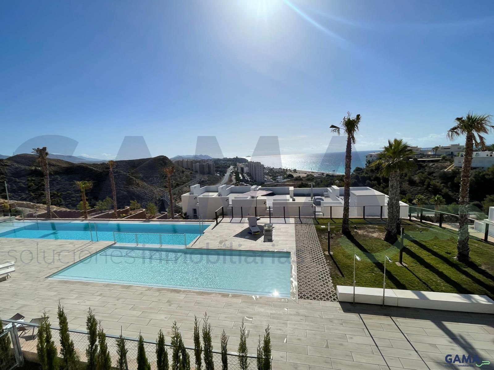 Swimming pool of Duplex for sale in Villajoyosa / La Vila Joiosa  with Air Conditioner and Community pool