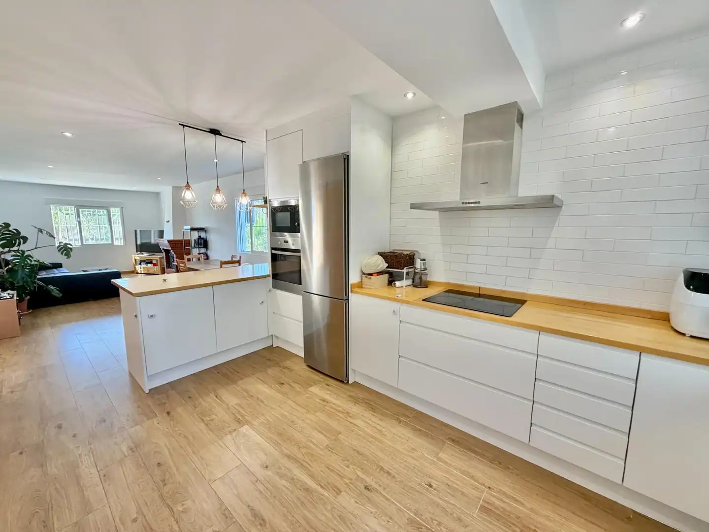 Cocina de Casa o chalet en venta en Elche / Elx con Aire acondicionado, Jardín privado y Terraza