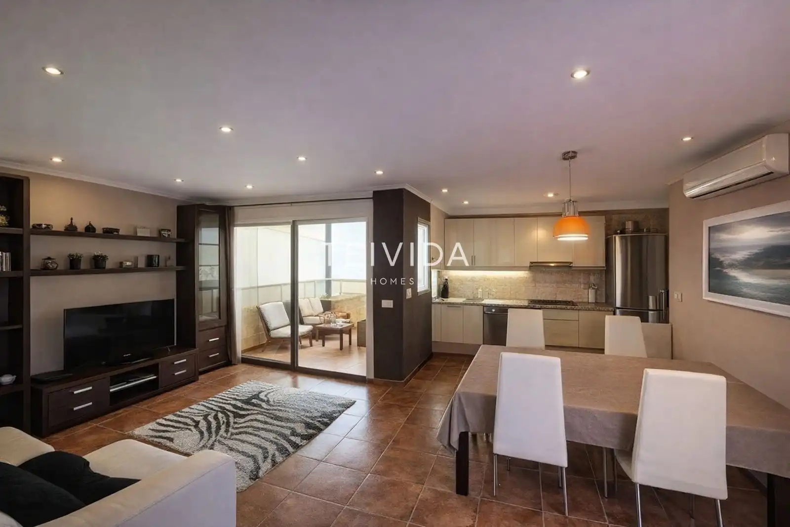 Living room of Detached homes for sale in Granadilla de Abona  with Air Conditioner, Terrace and Swimming Pool