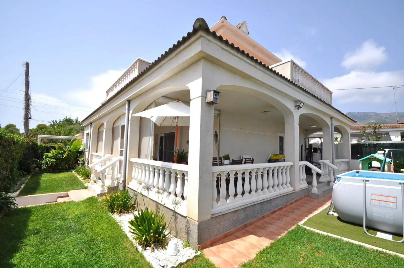Exterior view of Houses for sale in La Ràpita  with Air Conditioner, Private garden and Terrace
