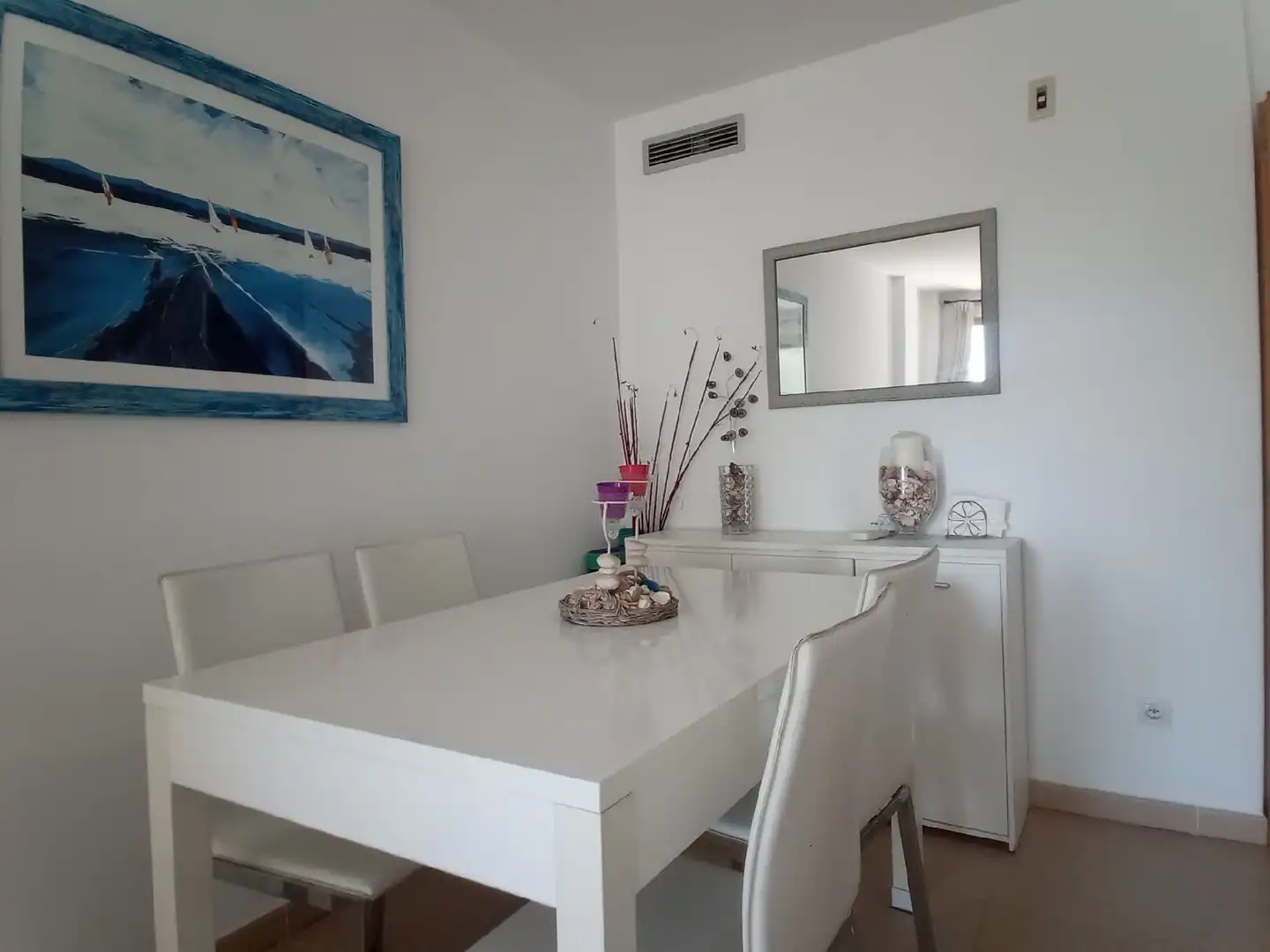 Menjador de Apartament en venda en Moncofa amb Terrassa, Piscina i Moblat
