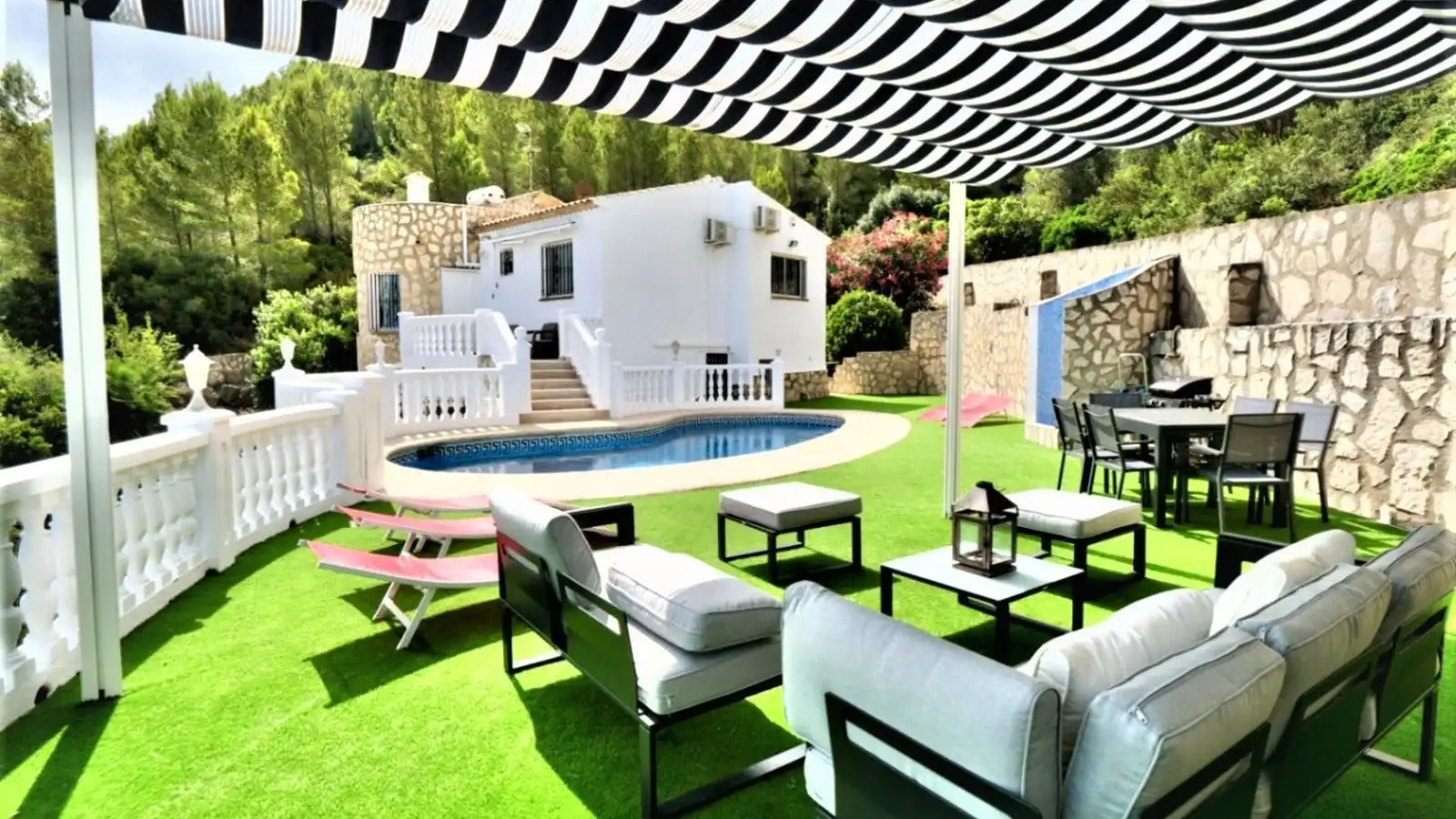 Terraza de Casa o chalet en venta en Dénia con Aire acondicionado, Calefacción y Jardín privado
