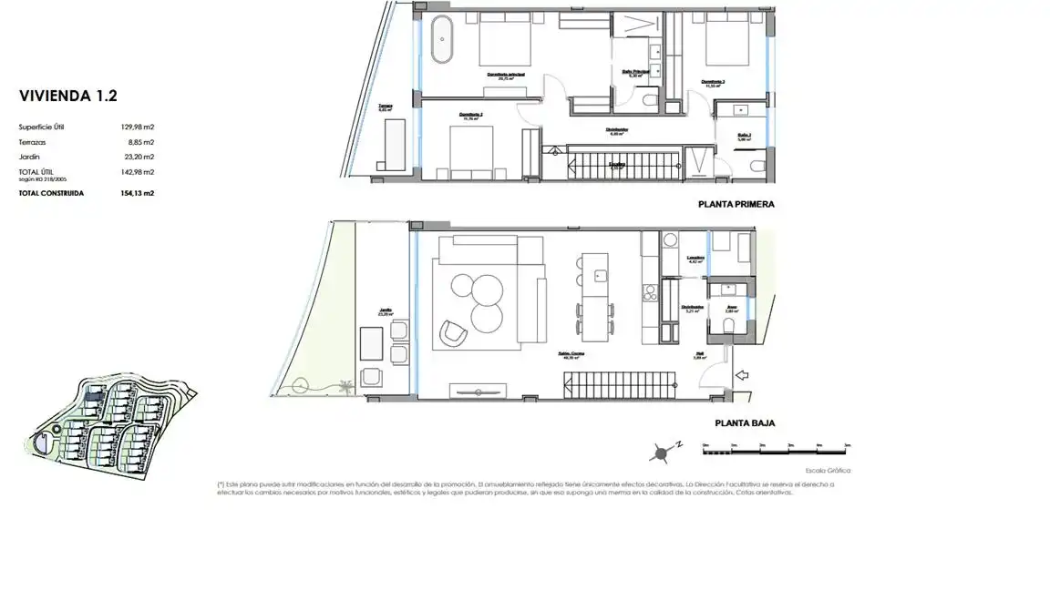 Doppelhaushälfte mit Pool zum Verkauf in Las Gaviotas  - Carvajal, imagen 3