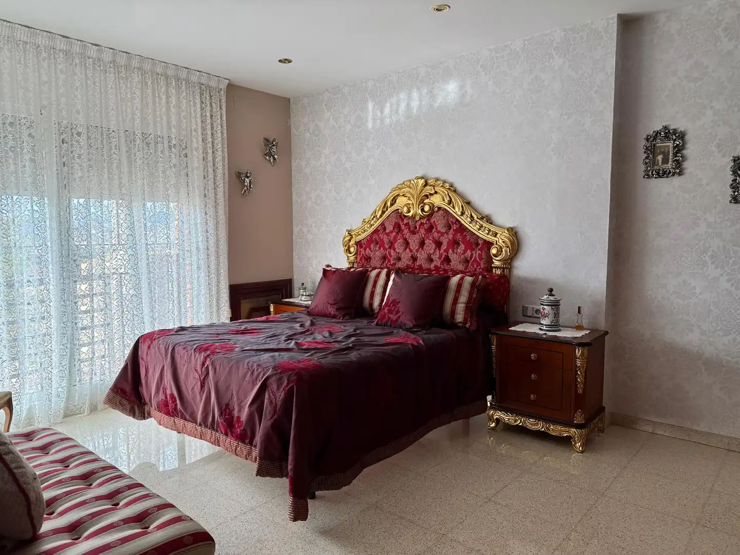 Schlafzimmer von Haus oder Chalet zum Verkauf in Santa Coloma de Gramenet mit Klimaanlage, Heizung und Terrasse