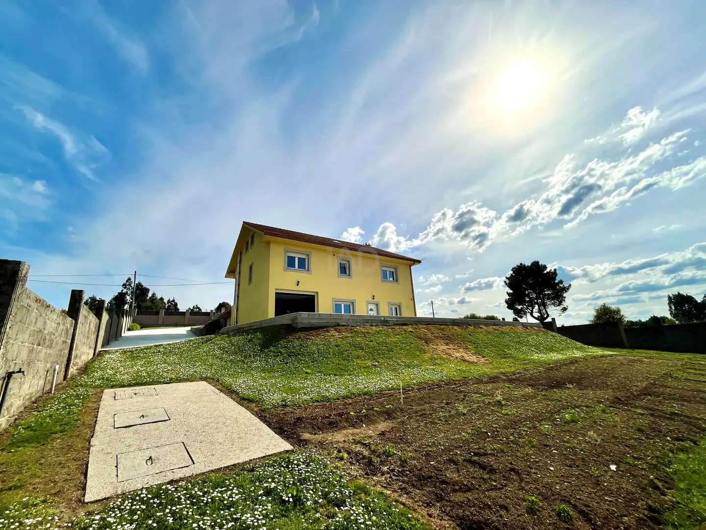 Vista exterior de Casa o chalet en venta en Coirós con Calefacción y Terraza