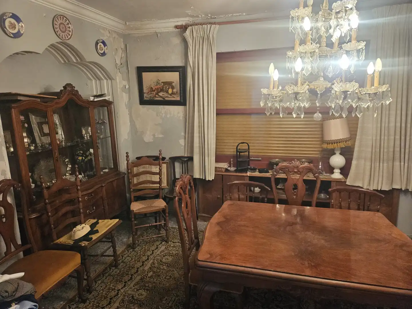 Dining room of Houses for sale in Oliva  with Air Conditioner, Heating and Storage room