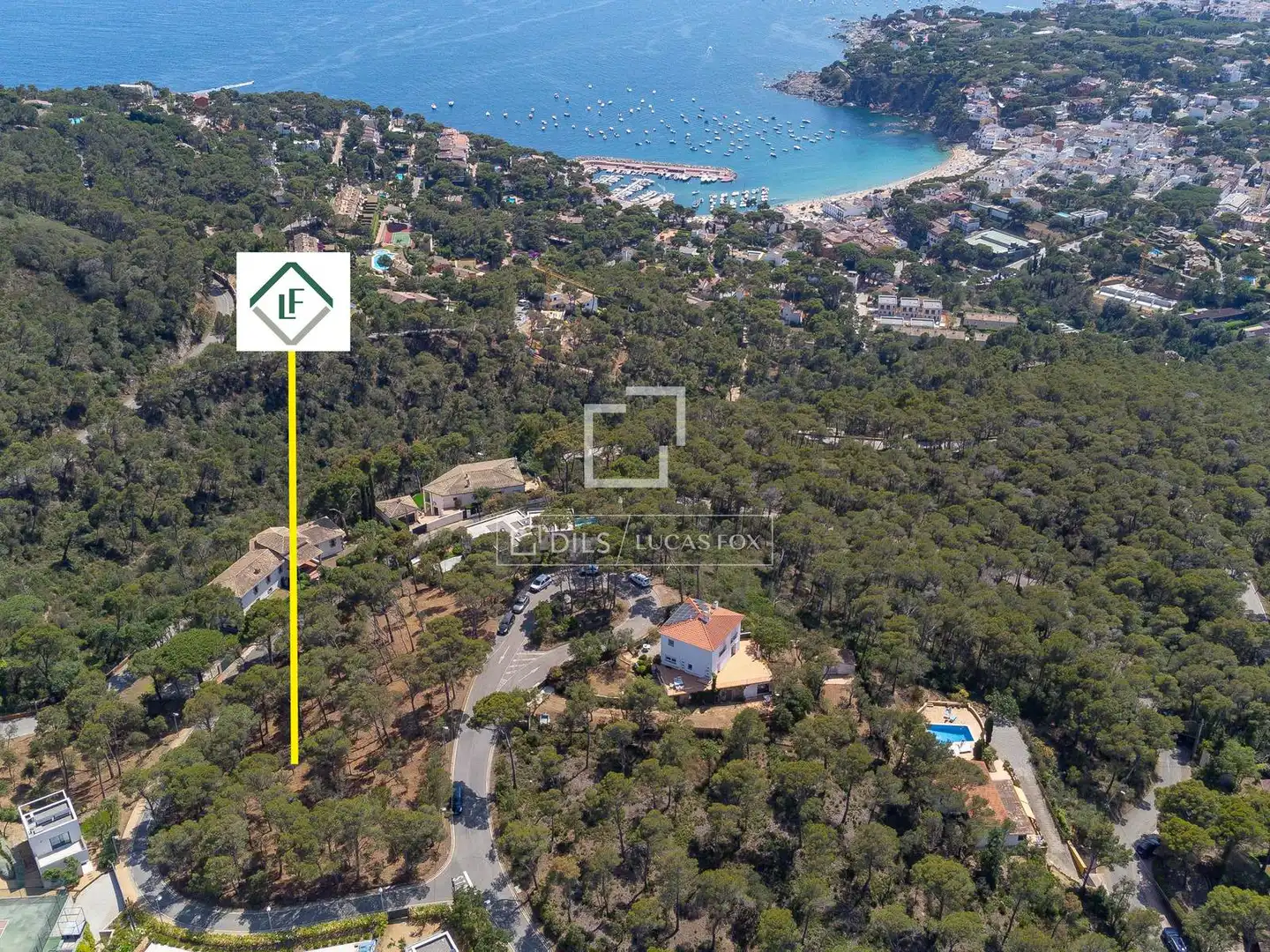 Vista exterior de Terreno en venta en Palafrugell