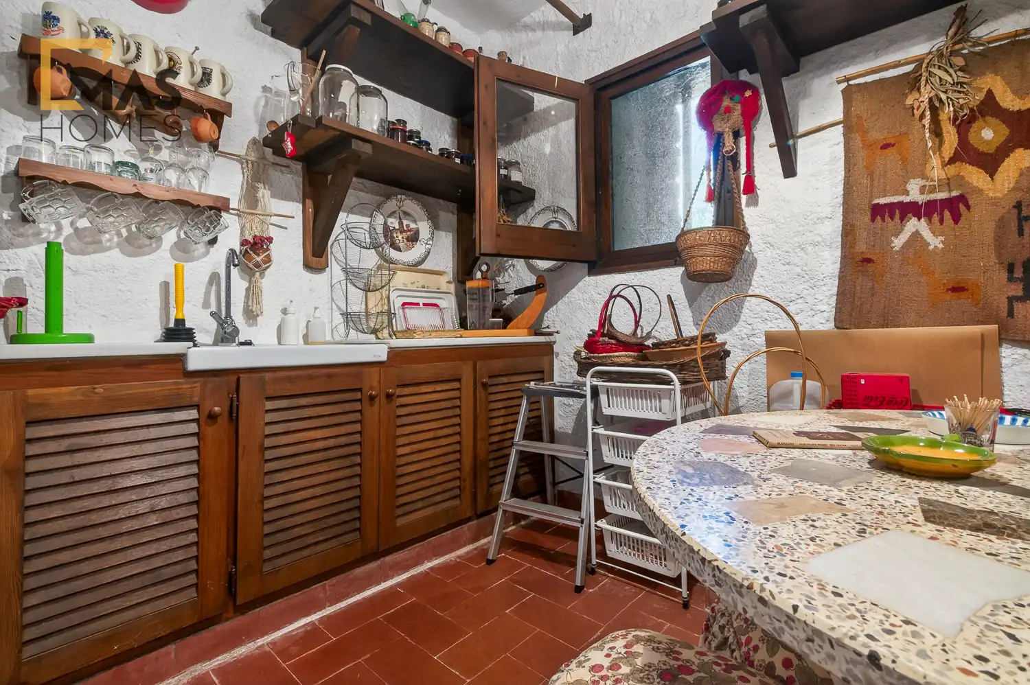 Cuina de Finca rústica en venda en Arbúcies amb Aire condicionat, Calefacció i Jardí privat