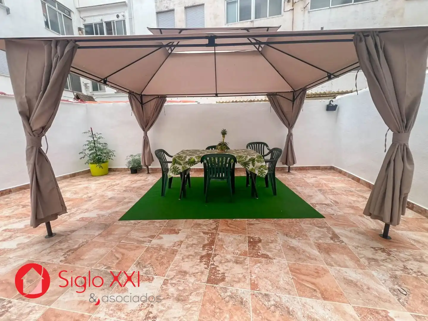 Terrasse von Wohnung zum Verkauf in Vila-real mit Klimaanlage, Terrasse und Balkon
