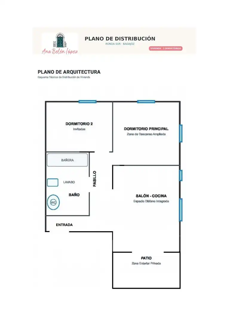 Apartamento en venta en Calle Calle Antonio Covarsí Rojas, Carretera de Sevilla - Los Montitos