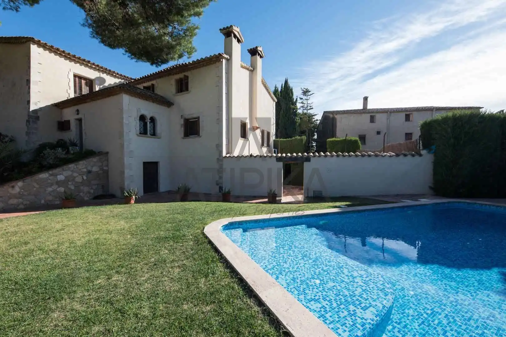 Jardí de Finca rústica en venda en Puigdàlber amb Aire condicionat, Calefacció i Terrassa