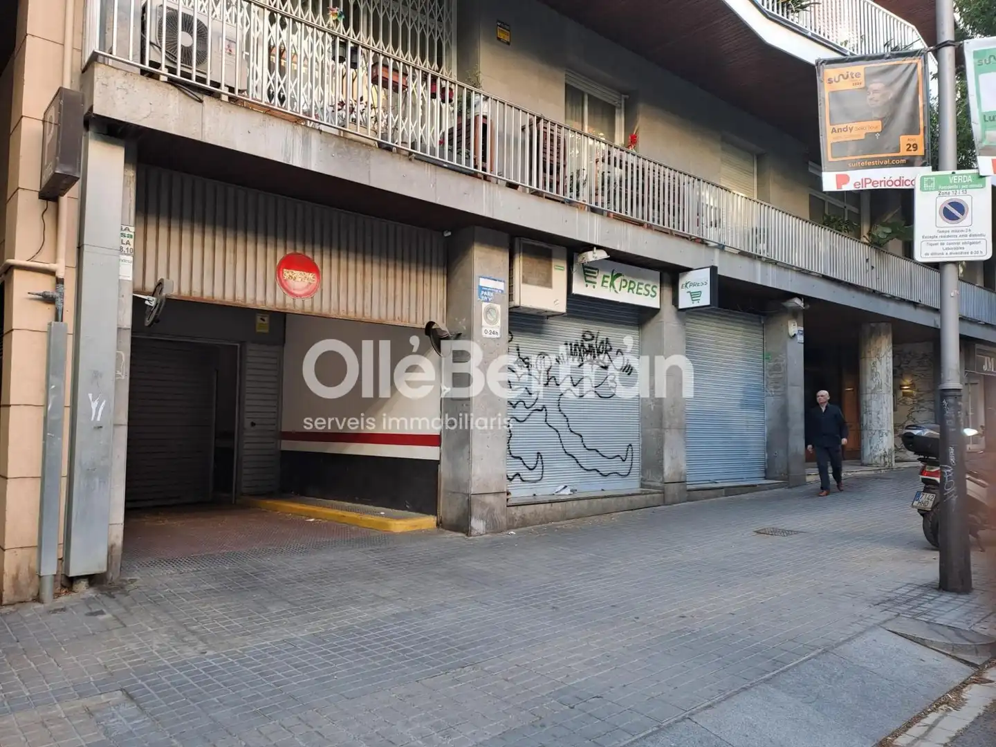Vista exterior de Garaje en venta en Barcelona