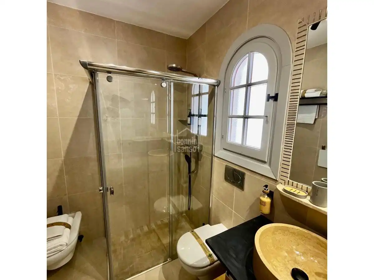 Bathroom of Apartments for sale in Es Mercadal  with Private garden, Terrace and Furnished