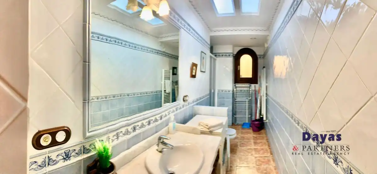 Baño de Finca rústica en venta en Rojales con Aire acondicionado, Jardín privado y Terraza