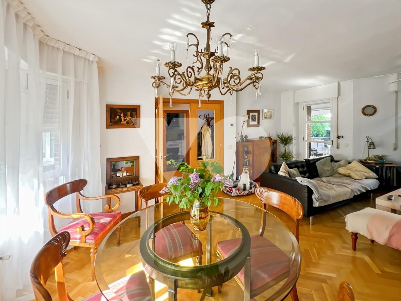 Menjador de Casa adosada en venda en Torrejón de Ardoz amb Aire condicionat, Calefacció i Jardí privat