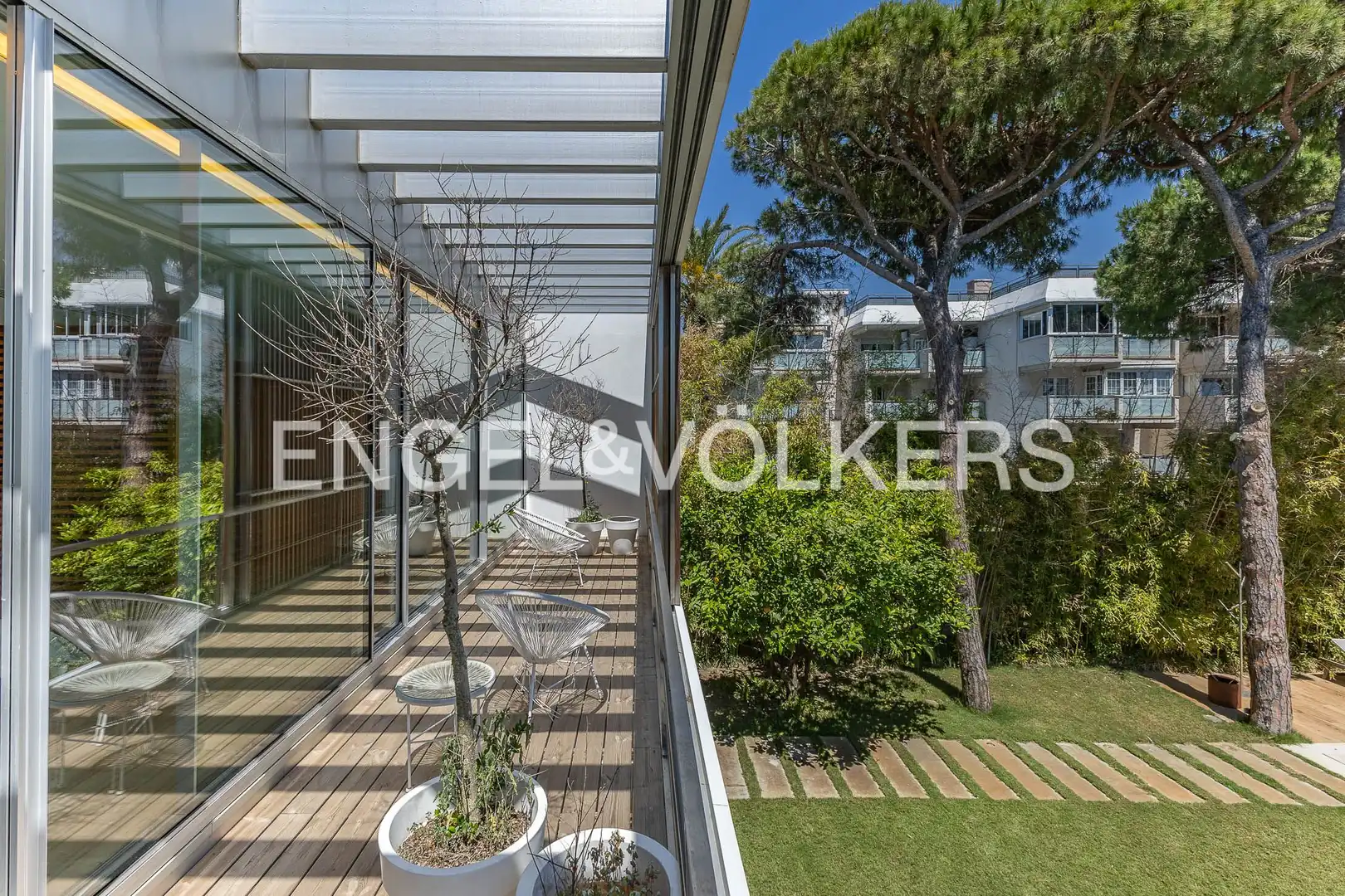 Terrace of Houses for rent in Castelldefels  with Air Conditioner, Heating and Private garden