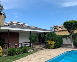 Exterior view of House or chalet to rent in Castelldefels  with Heating, Private garden and Parquet flooring