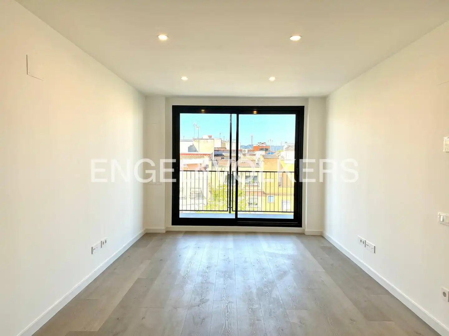 Terraza de Piso de alquiler en Badalona con Aire acondicionado, Calefacción y Parquet