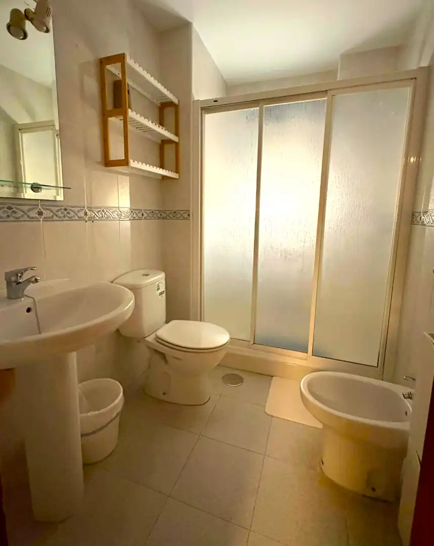 Bathroom of Flat for rent in Chipiona  with Terrace, Furnished and Washing machine
