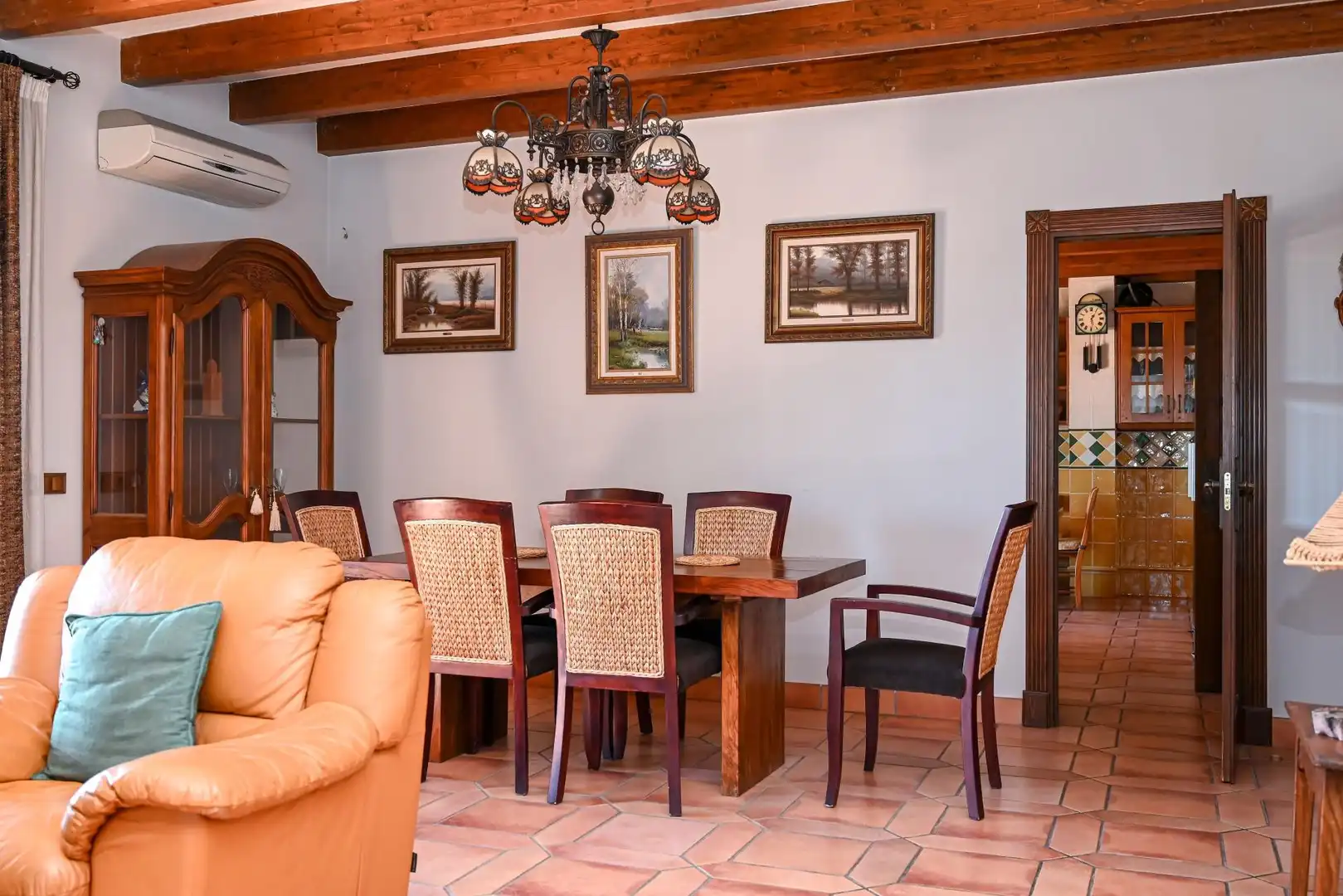 Dining room of Country homes for sale in Mijas  with Air Conditioner, Heating and Terrace