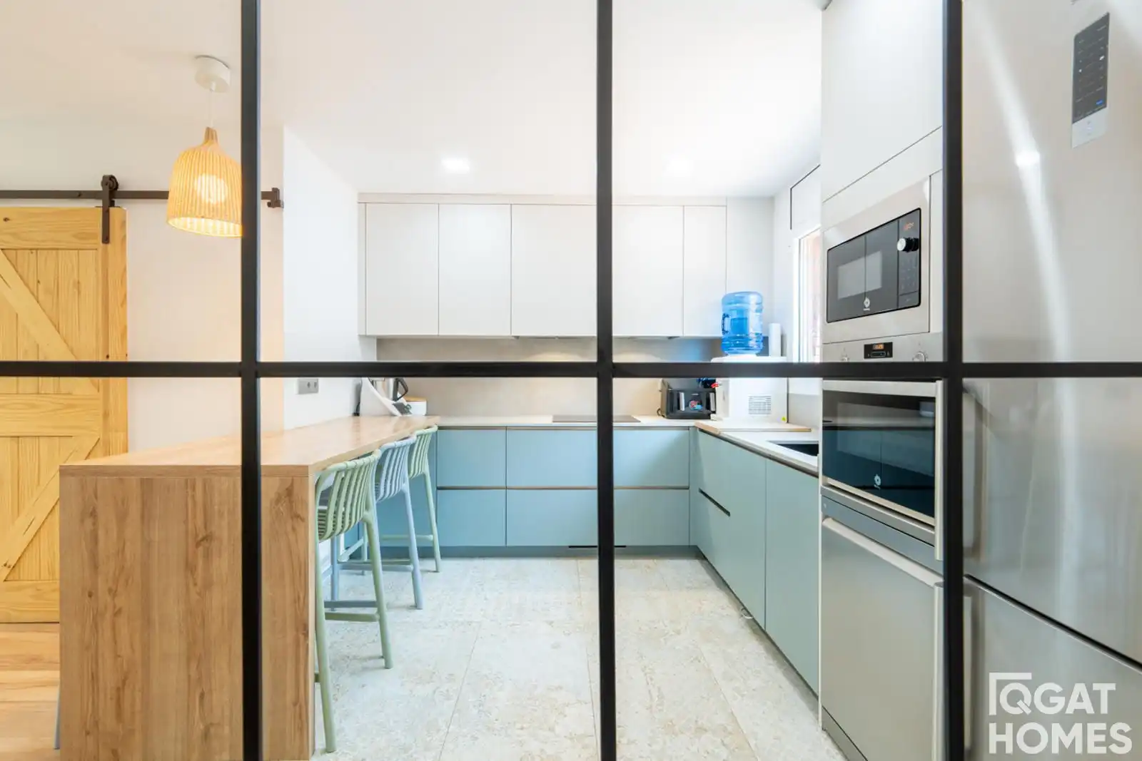 Cocina de Casa adosada en venta en Sant Cugat del Vallès con Aire acondicionado, Calefacción y Trastero