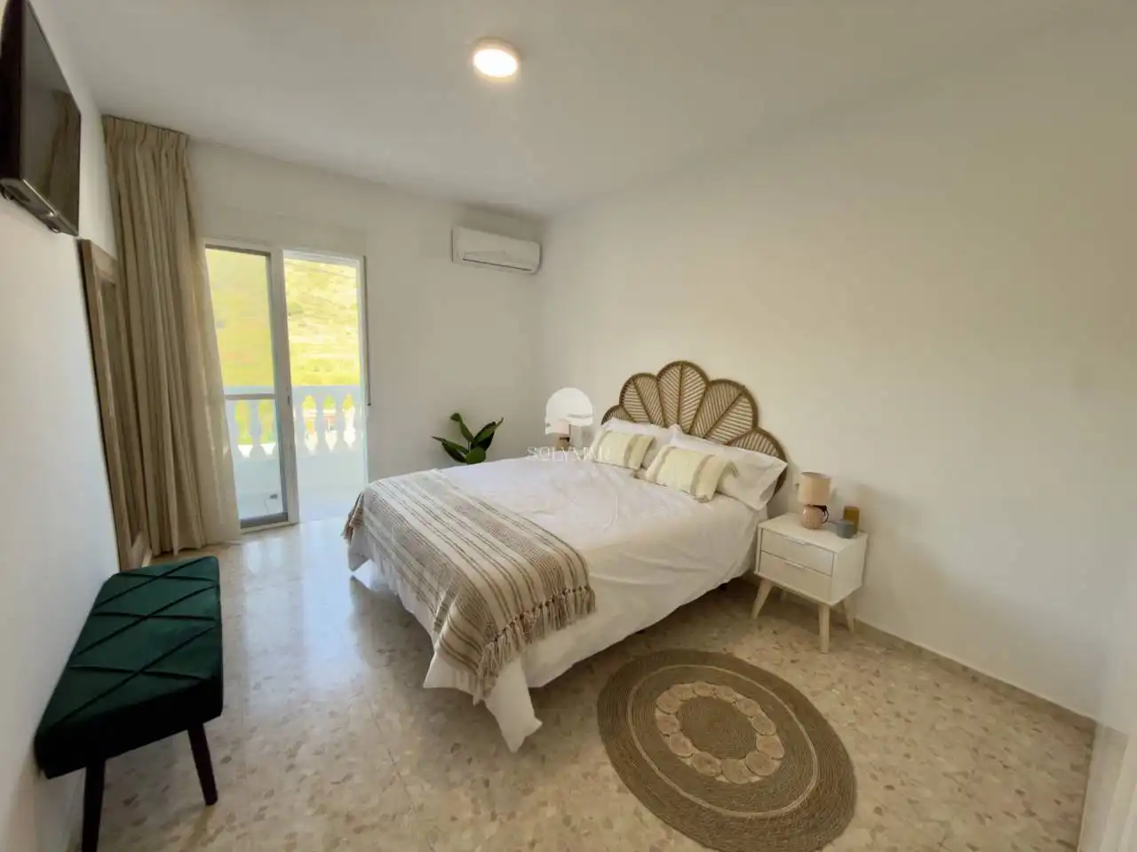 Dormitori de Casa o xalet de lloguer en Vélez-Málaga amb Aire condicionat i Moblat