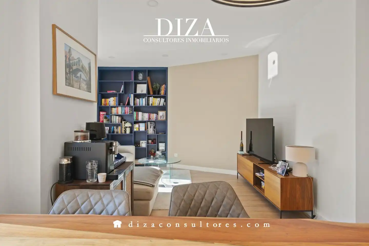 Sala de estar de Piso de alquiler en Madrid con Aire acondicionado, Calefacción y Amueblado