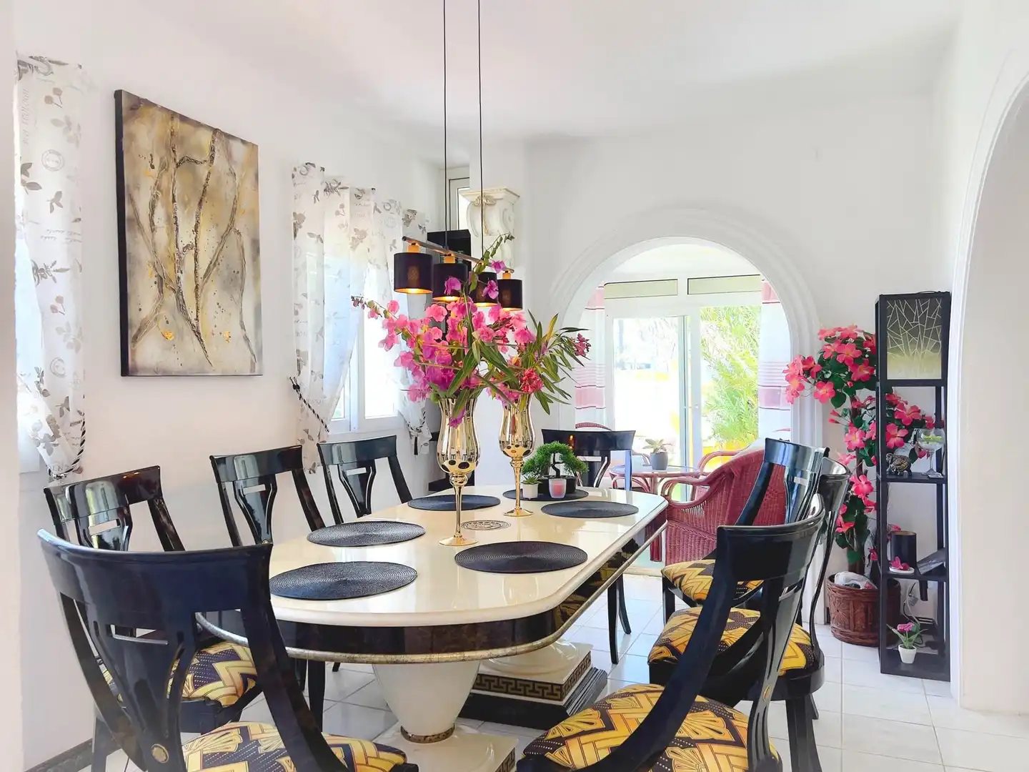 Esszimmer von Haus oder Chalet zum Verkauf in La Manga del Mar Menor mit Klimaanlage, Heizung und Privatgarten