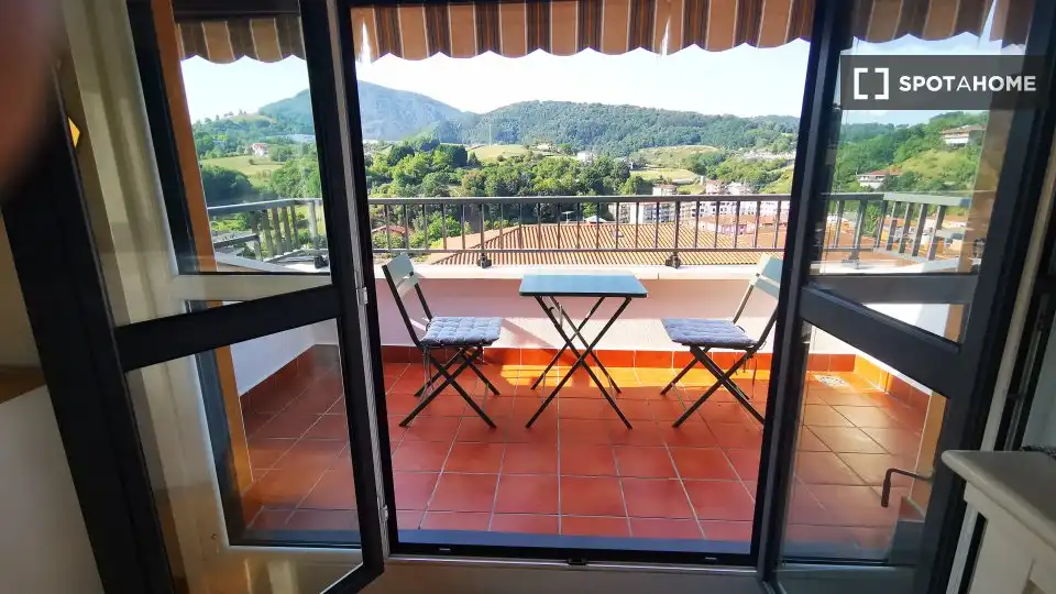 Terraza de Apartamento para compartir en Ibarra con Aire acondicionado, Calefacción y Terraza